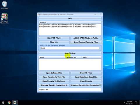 JPG Search Multiple Files By Metadata Software