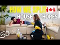 How We Split HOUSE CHORES As A Couple LIVING ABROAD 🇨🇦 | CANADA