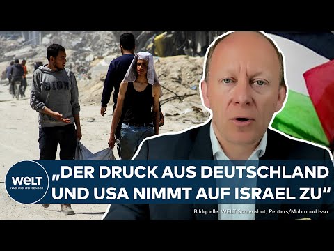 GAZA-KRIEG: Der Druck aus Deutschland und USA nimmt auf Israel zu - So ist die Lage vor Ort!