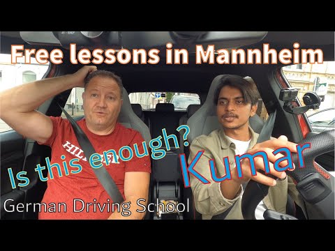 Free Driving Lesson In Mannheim - Kumar With Some Failing Points - German Driving School