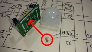 Adding a light sensor to a PIR module.