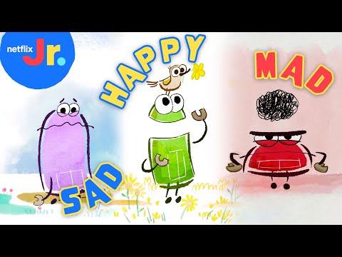 StoryBots: Feelings & Emotions Songs for Kids Compilation 😁🙁 Netflix Jr