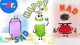 StoryBots: Feelings & Emotions Songs for Kids Compilation 😁🙁 Netflix Jr