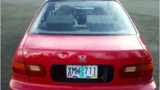 preview picture of video '1993 Honda Civic Used Cars Tualatin OR'