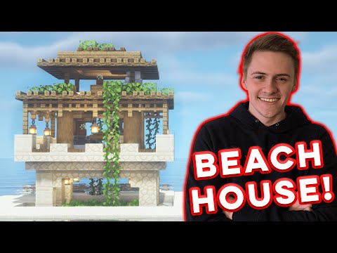 Minecraft Beach House Built by REAL ARCHITECT | Minecraft Tutorial