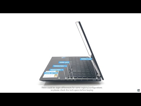🔄 ASUS Zenbook Pro 15 Flip OLED (UP6502) - Ports info and 360º look