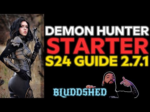 DEMON HUNTER | S24 STARTER BUILD GUIDE PATCH 2.7.1 - NATALYA SET REAPER OF SOULS
