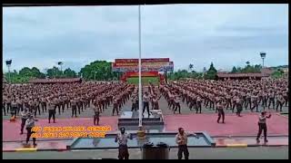 Download lagu Senam Kolosal siswa SPN Polda Jabar yang paling asyik 2021 mp3