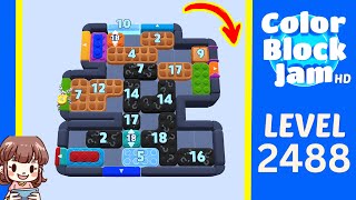 Solution du Niveau 2488 de Color Block Jam