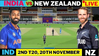 IND Vs NZ, 2nd T20 | Live Match Score and Commentary | India Vs New Zealand