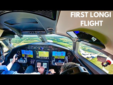 My First Flight In The Citation Longitude!