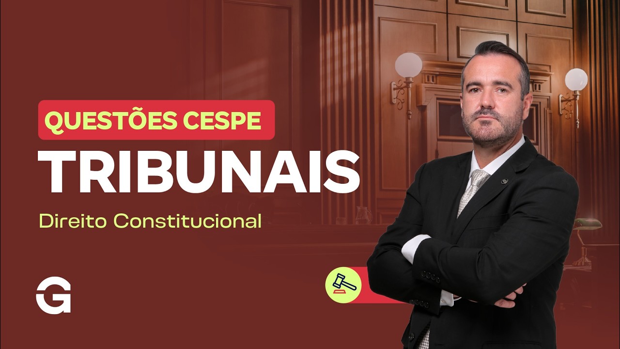 Questões para Tribunais CEBRASPE - Direito Constitucional com Luciano Dutra