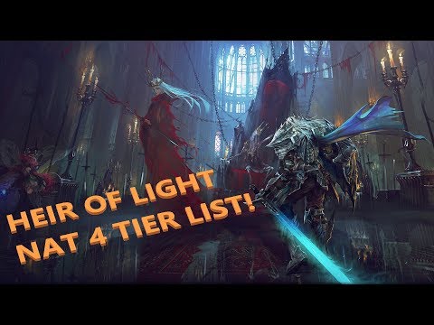 BARCODE - HEIR OF LIGHT - NAT 4 TIER LIST!