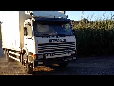 Britannia Export - RECENTLY SOLD: Left hand drive Scania 93M 220 box lorry.