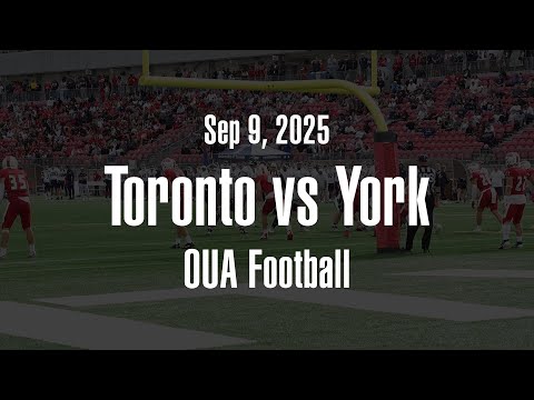 2025 / OUA Football / U of T at York