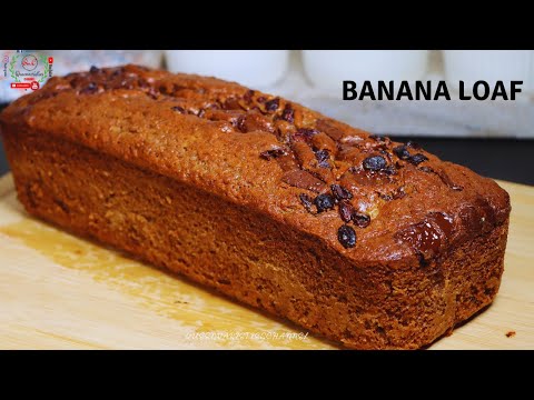 VERY MOIST BANANA LOAF | The Softest BANANA BREAD EVER | Banana Cake Recipe!