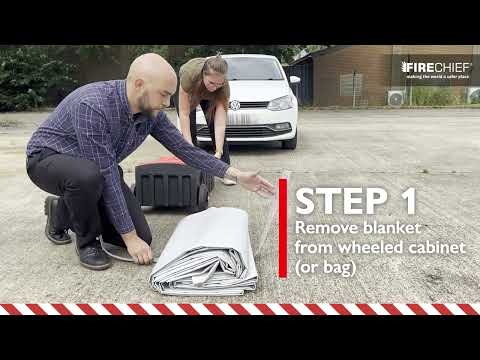  How to use the 6x8m Firechief&reg; car fire blanket