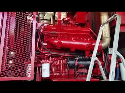 Two Detroit Diesel 8V and 6V engines