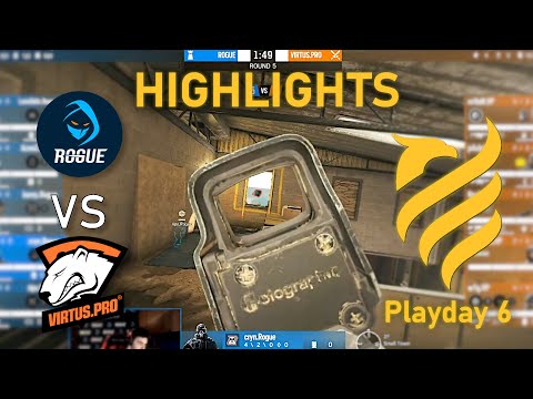 GREAT GAME! Rogue vs Virtus Pro - HIGHLIGHTS - Playday 6 - EUL 2021 Stage 2