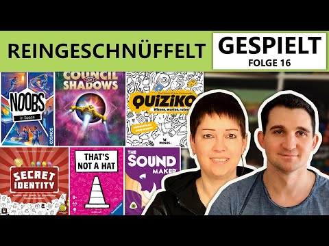 Gespielt Top Flop Brettspiele Secret Identity Council of Shadows Noobs Quiziko Thats not a hat