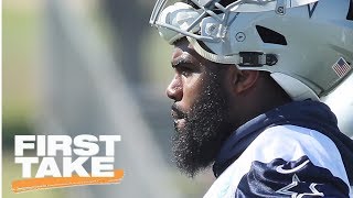 What Does Cowboys Signing Ronnie Hillman Mean For Ezekiel Elliott? | First Take | ESPN