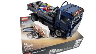 How to Build and Motorize LEGO Technic 42203 Tipping Dump Truck & Lifting Bed Full RC Mod MOC (4K)