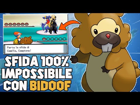 Puoi FINIRE POKÉMON DIAMANTE e PERLA SOLO con BIDOOF? - Pokémon Challenge