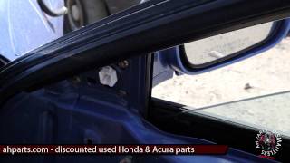 How to replace change install a door mirror 94 95 96 97 98 99 00 01 Acura Integra DIY Replacement