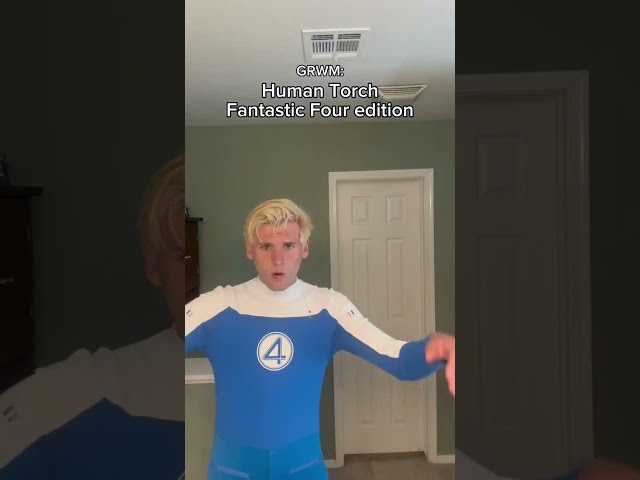 Vídeo relacionado con Rubies Disfraz oficial de Fantastic Four Human Torch para adultos, talla S para Halloween