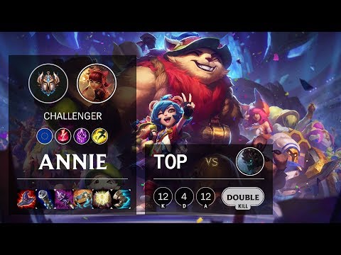 Annie Top vs Maokai - EUW Challenger Patch 10.8