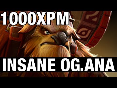 1000XPM - INSANE OG.ANA - Earthshaker - Dota 2