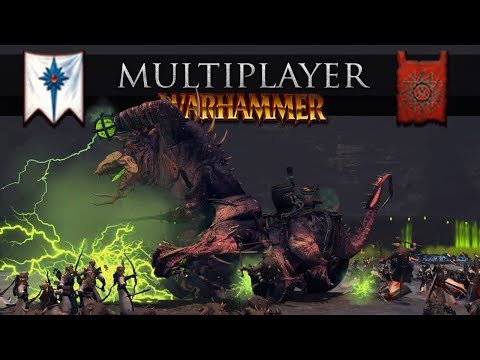 High Elves vs Skaven in the Under Empire (Total War: Warhammer 2 Online Battle #254)