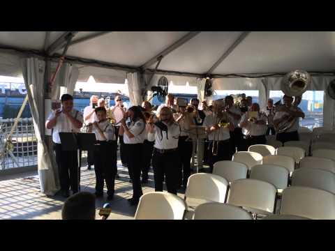 Bonsal Blues Band perform on the Battleship New Jersey