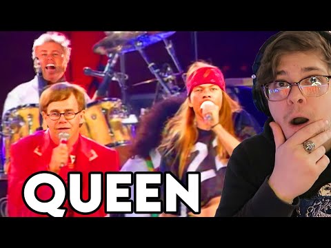 Music Producer Discovers Queen - Elton John & Axl Rose - Bohemian Rhapsody - Freddie Tribute Concert