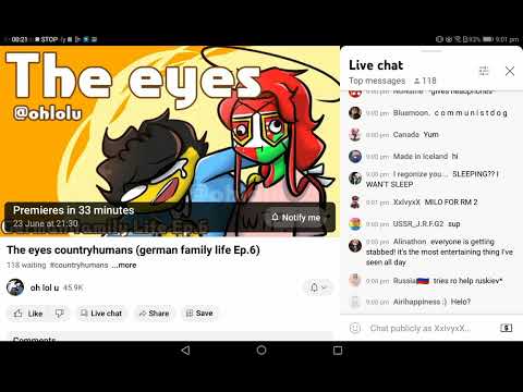 role-playing in oh lol u live chat bc(my pfp has bugs so it sometimes show my old pfp ;-;)