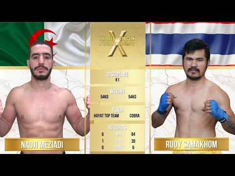Hard Knox Fight Night 10 Ruoy VS Nadji K1 war! Crowd favourite and fight of the night.