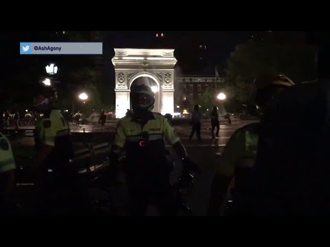 NYC Washington Square Park Curfew Arrests