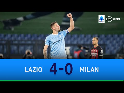 Lazio v Milan (4-0) | Hosts go third after tearing the Rossoneri apart in Rome! | Serie A Highlights