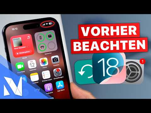 iOS 18 ist JETZT da! - Das müsst ihr VORHER beachten! | Nils-Hendrik Welk