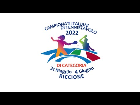 Campionati Italiani di Categoria - Riccione 2022 - Singolo M/F 4^ - TABELLONE - Tavolo 1