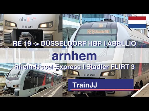 NS Abellio RE 19 Arnhem CS - Düsseldorf Hbf | Stadler Flirt 3 | Rhein-IJssel-Express | NRW - VRR