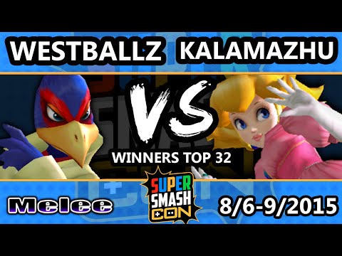 SSC - Tempo | Westballz (Falco, Fox) Vs. Kalamazu (Peach) SSBM Singles Top 32 - Smash Melee