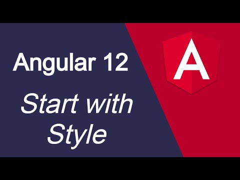 Angular 12 tutorial 13 Basic style