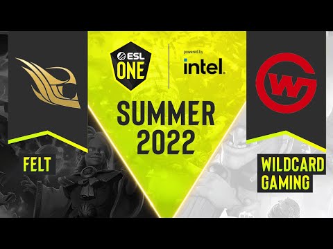 Dota2 - Wildcard Gaming vs. felt - Game 2 - DPC NA Tour 3 - ESL One Summer 2022