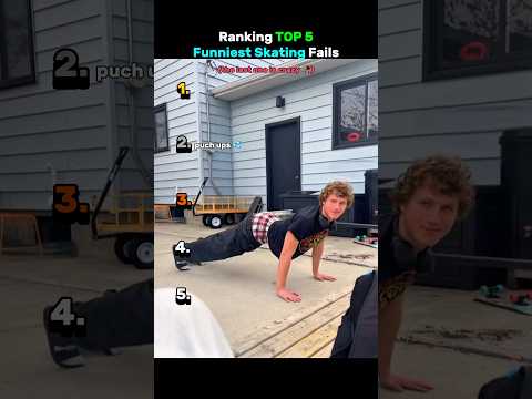 Ranking TOP 5 Funniest Skating Fails 🛹