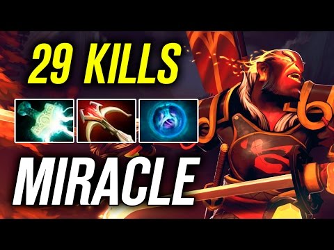 Miracle • Ember Spirit • 29 KILLS — Pro MMR Gameplay Dota 2