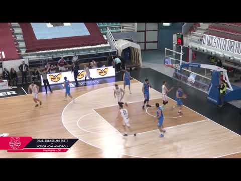 REAL SEBASTIANI RIETI vs ACTION NOW MONOPOLI    Highlights Serie B 2020 21