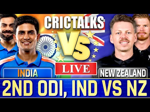 🔴 Live: India v New Zealand, 2nd ODI, Score & Commentary, Live Match Today, IND vs NZ Last 25 Over