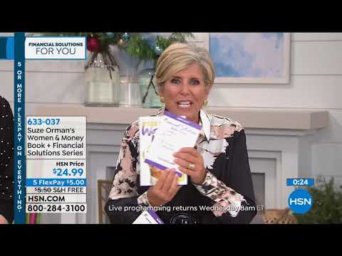 HSN | Suze Orman Financial Solutions for You 12.24.2018 - 11 PM