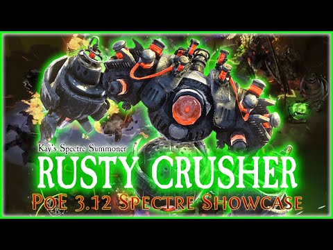 PoE 3.12 - Rusty Crusher Spectre Showcase | Heist Spectre